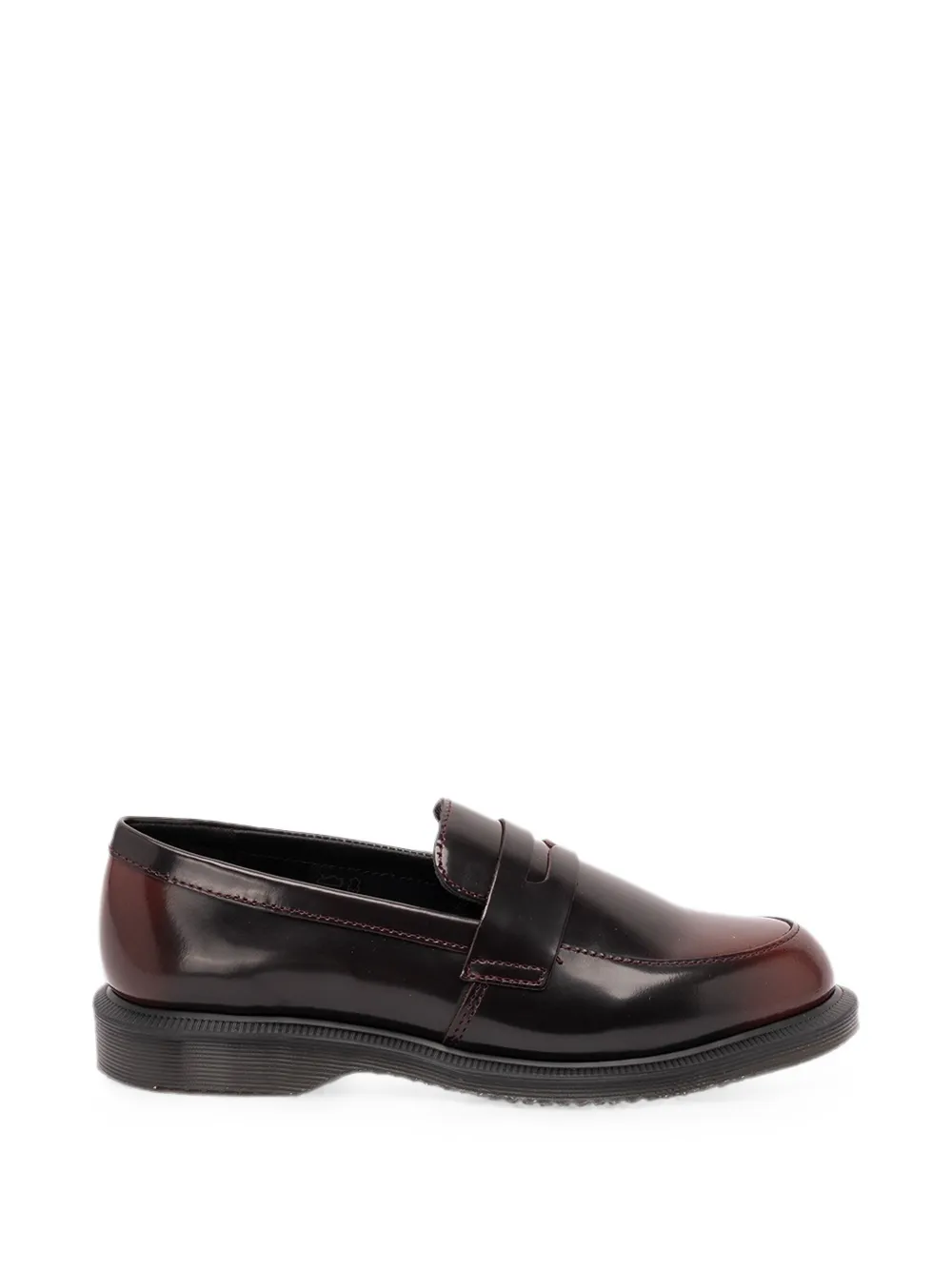 Dr. Martens Temaria Leather Loafers In Animal Print