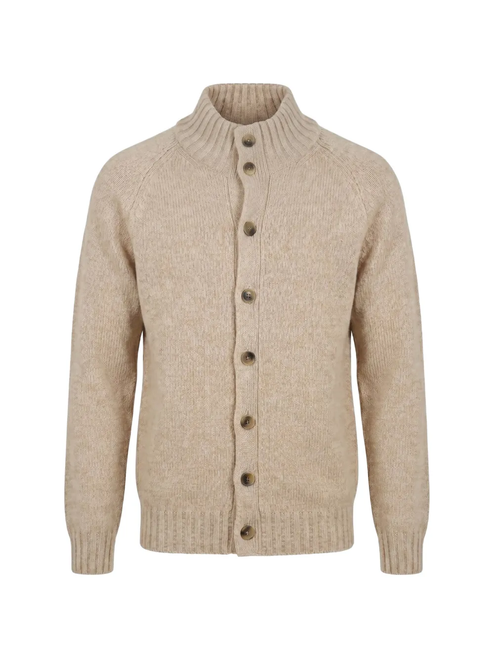 Altea button-up high-neck cardigan - Neutrals