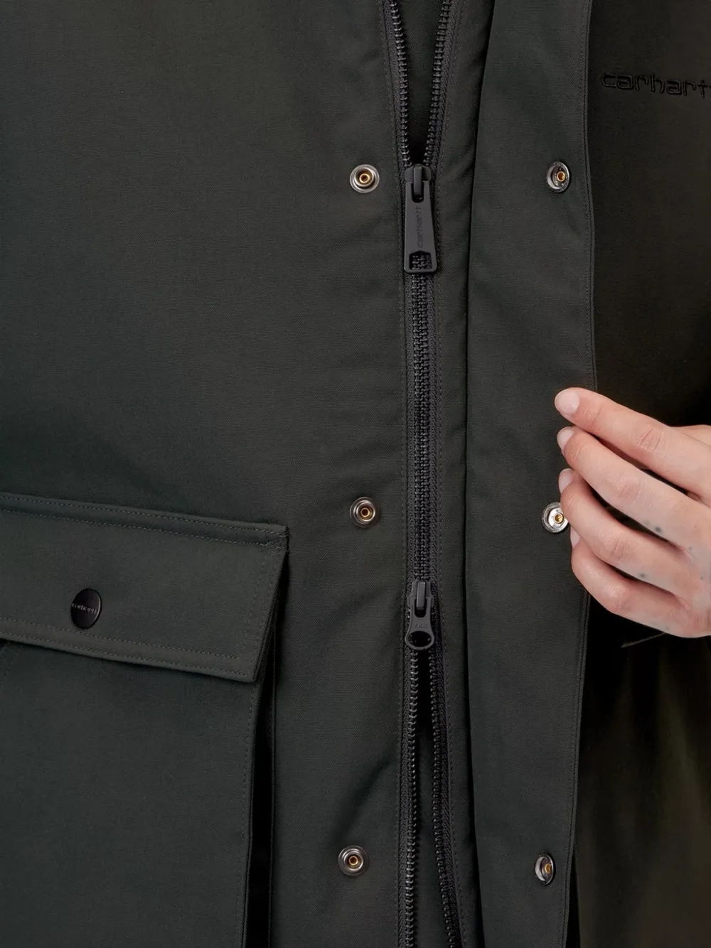 Carhartt WIP Quentin jack Grijs