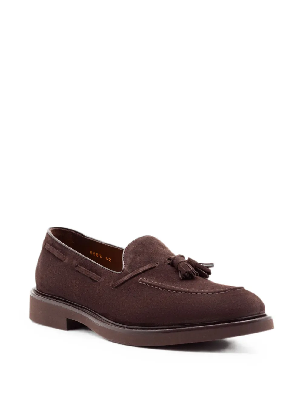 Doucal's tassel suede loafers Bruin