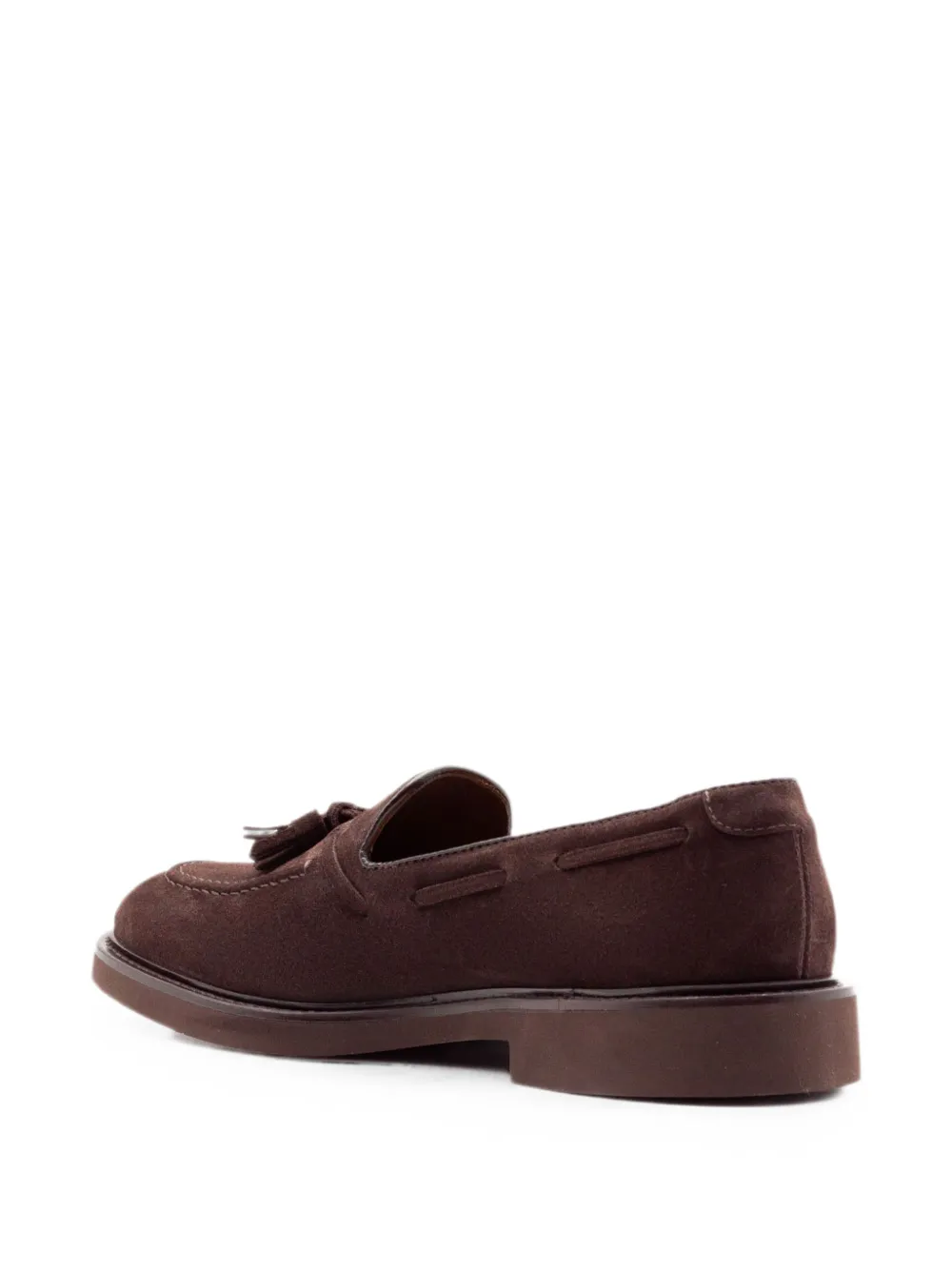Doucal's tassel suede loafers Bruin