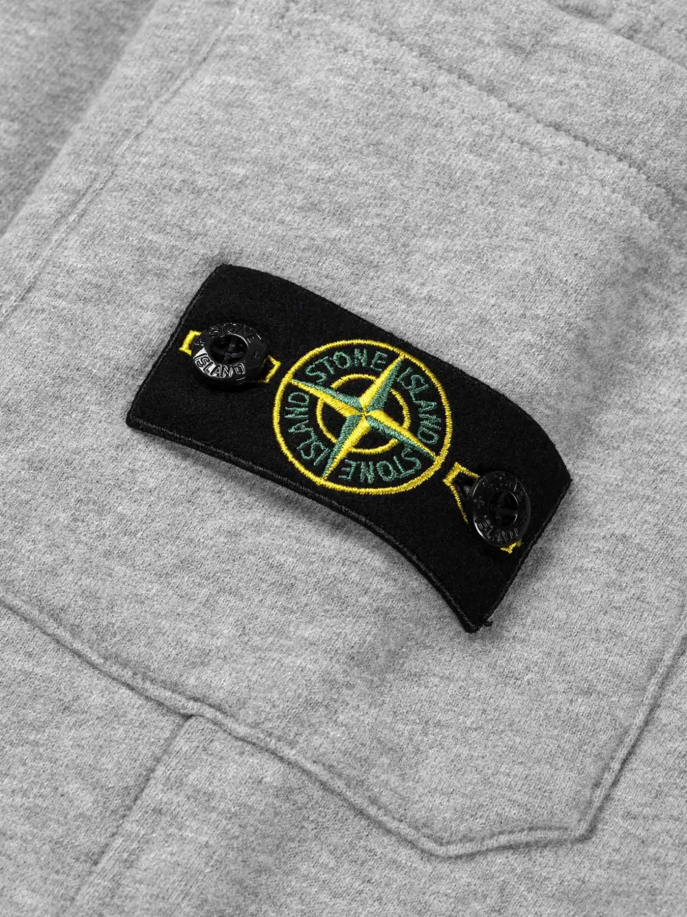 Stone Island Junior Compass patch cargo pants Grijs