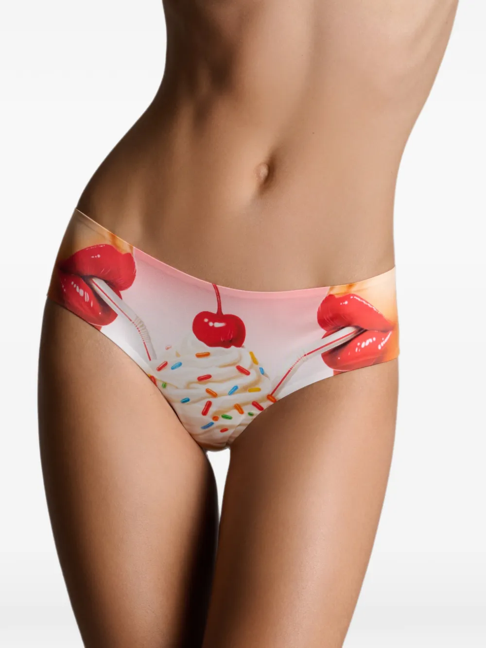 Maison Close x Romain Billaud Ice Cream hipster briefs - Rosa
