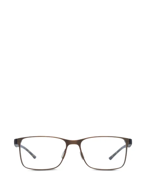 Porsche Design rectangle-frame titanium glasses