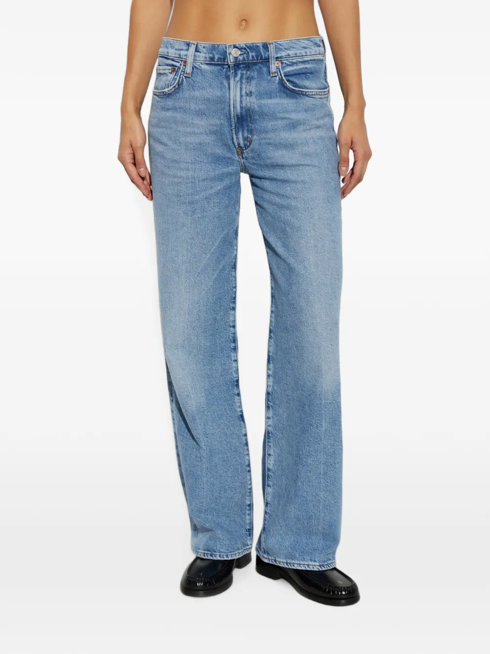 AGOLDE Straight jeans Blauw