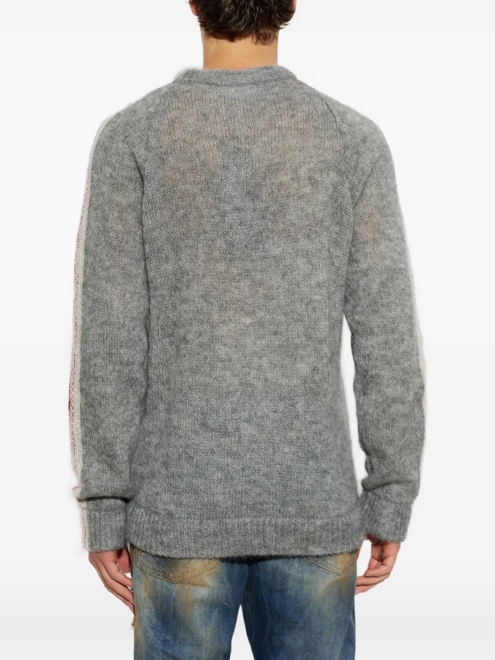 DSQUARED2 Trui met raglanmouwen en zijstreep Grijs