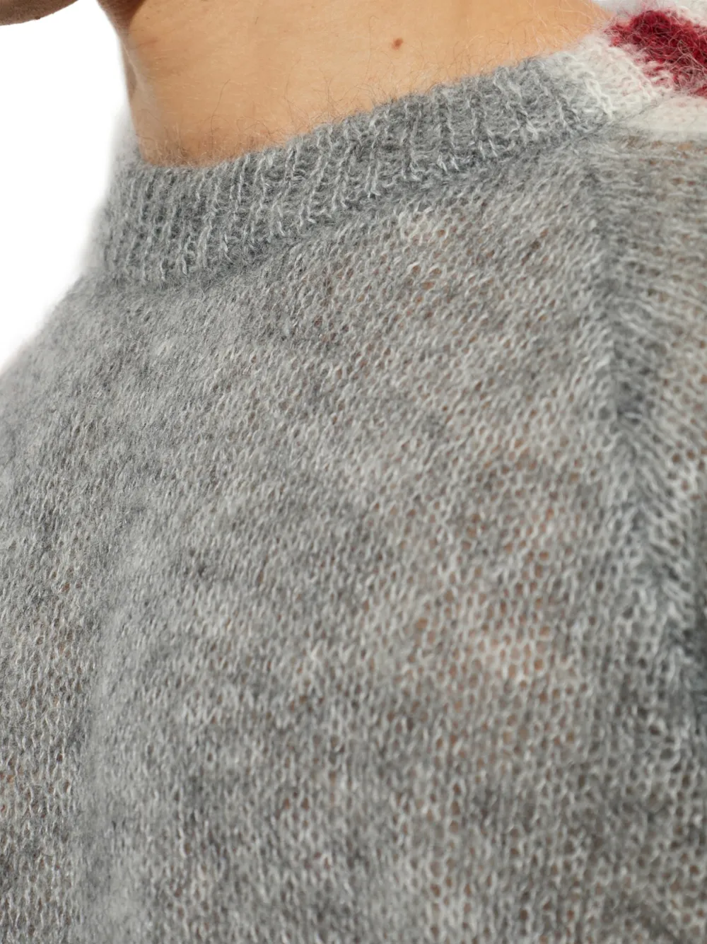 DSQUARED2 Trui met raglanmouwen en zijstreep Grijs