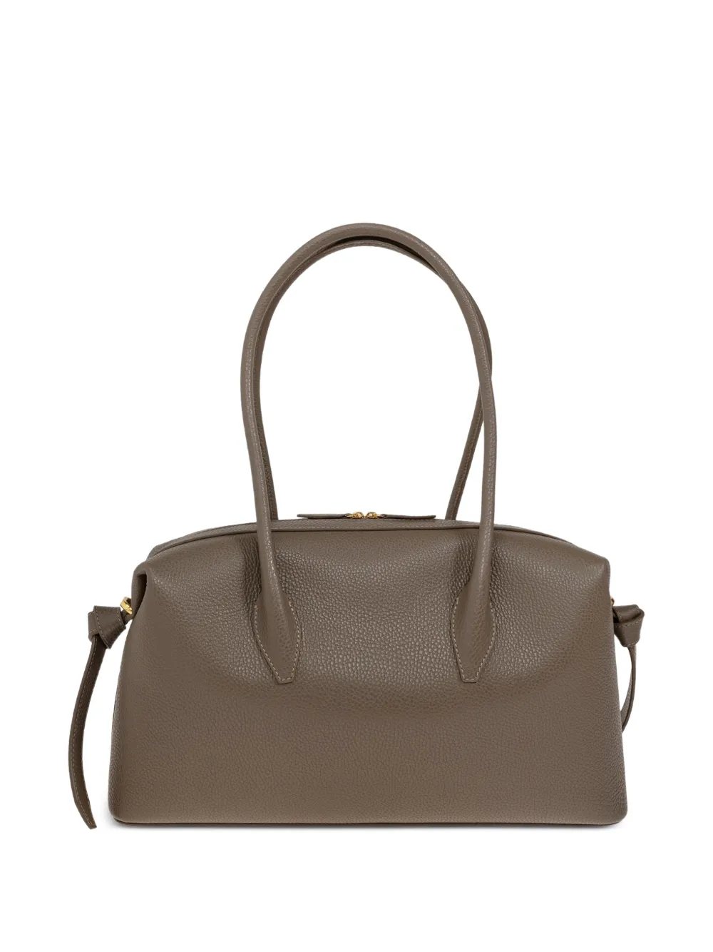 Yuzefi Brioche pebble-grain shoulder bag Bruin