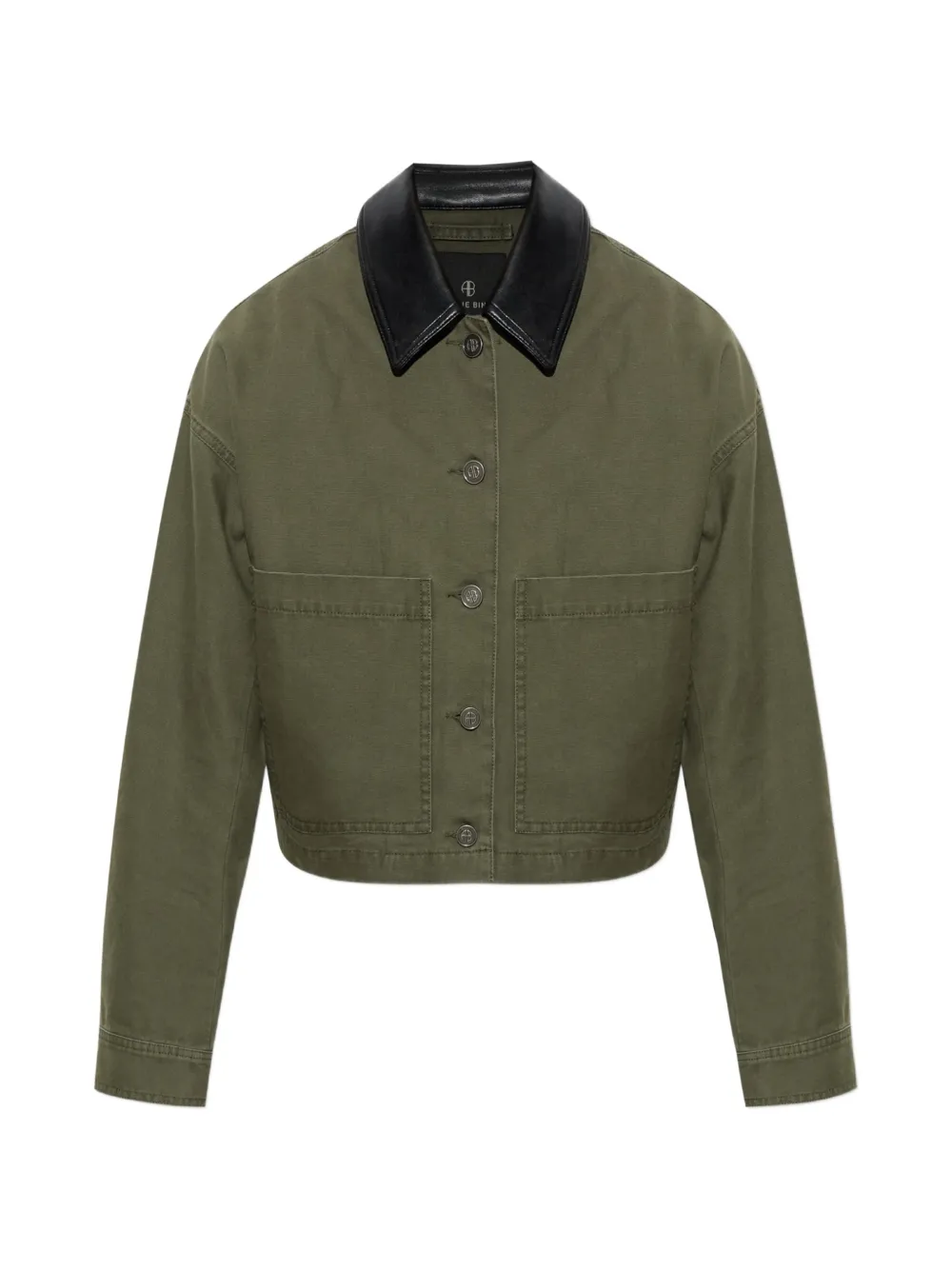 ANINE BING Yuma cropped jacket - Green