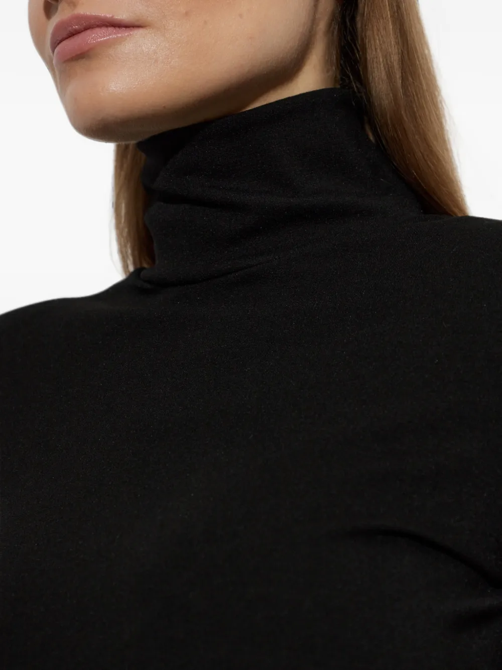 DSQUARED2 Top met col en schoudervulling Zwart