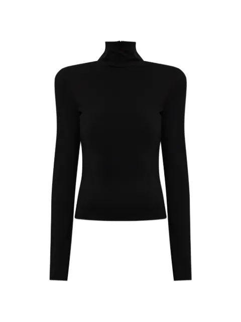 DSQUARED2 top con hombreras y cuello alto