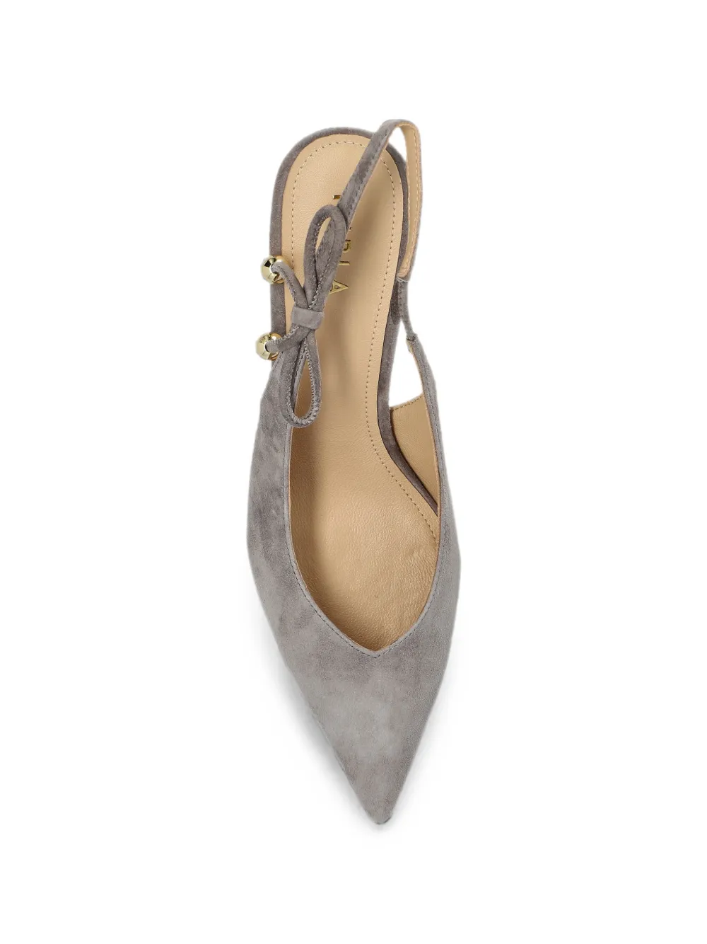 Furla Poppy bow-detail pumps Grijs