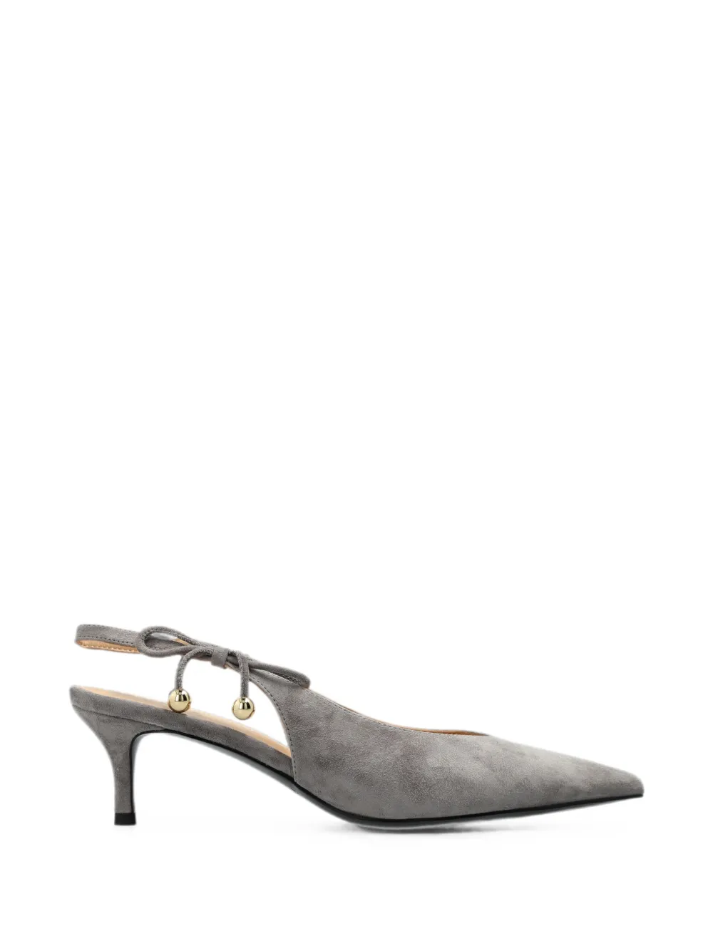 Furla Poppy bow-detail pumps Grijs
