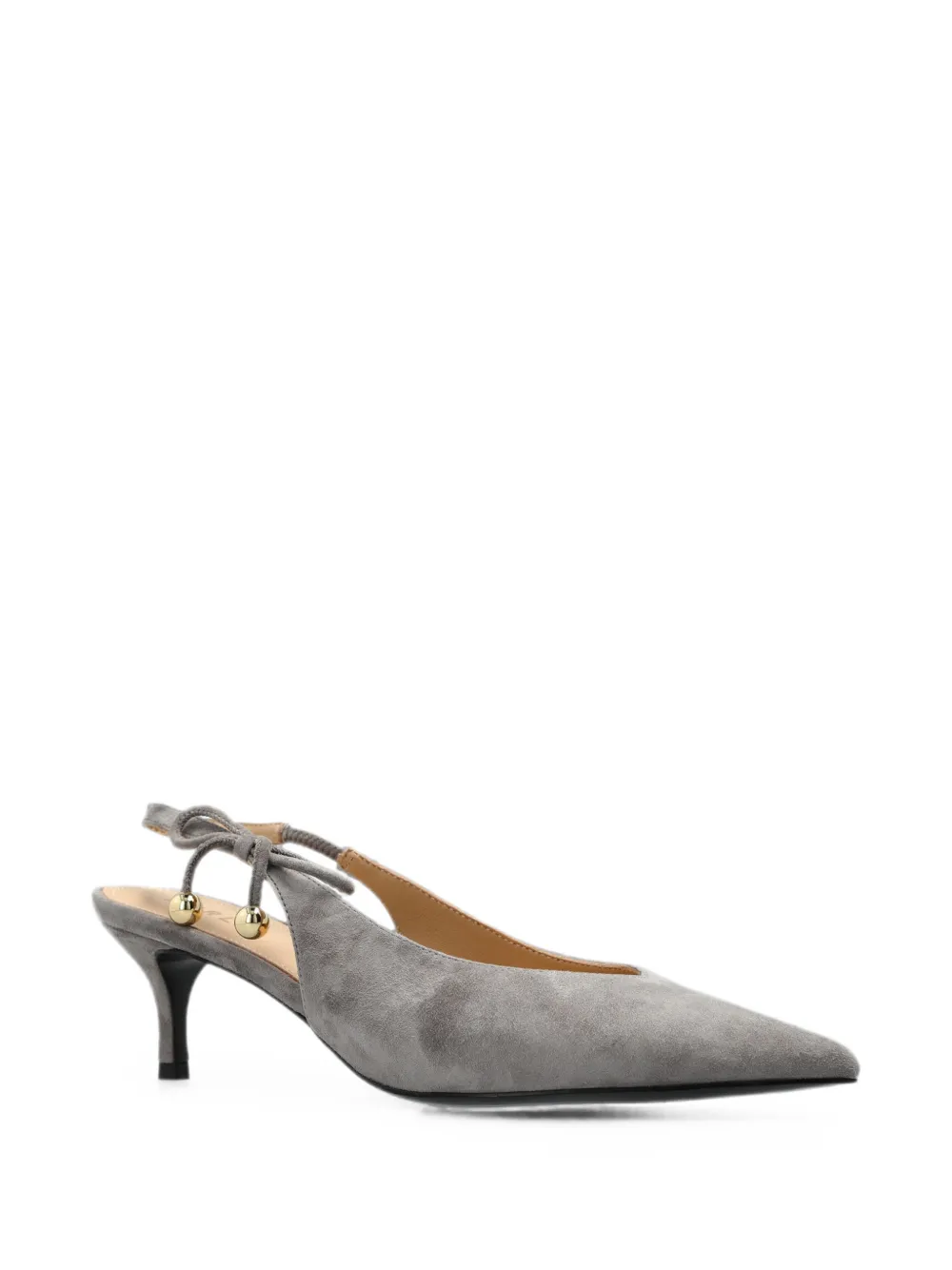 Furla Poppy bow-detail pumps Grijs