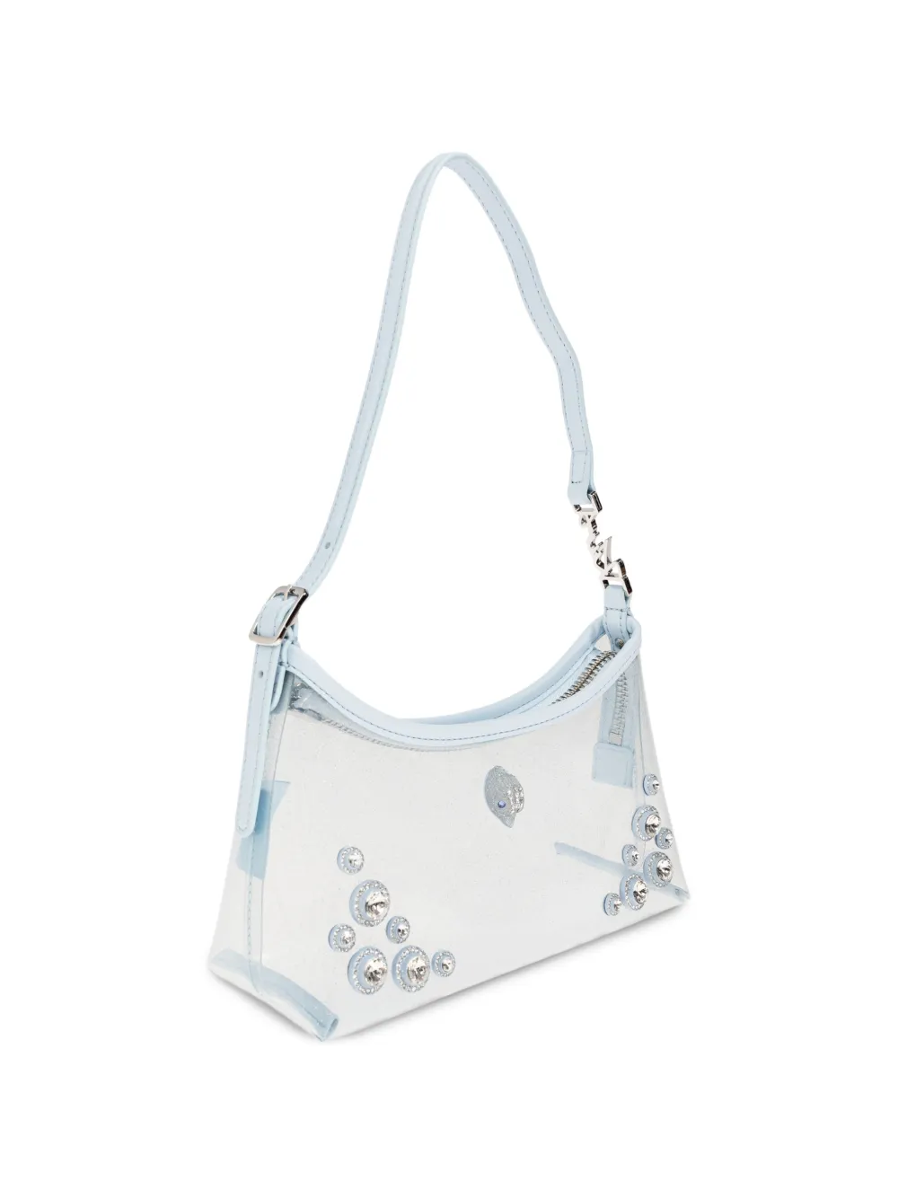 Kurt Geiger London Kurt schoudertas verfraaid met kristallen Wit