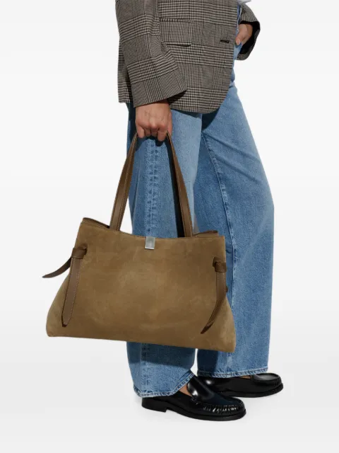 Yuzefi Gyoza suede tote bag
