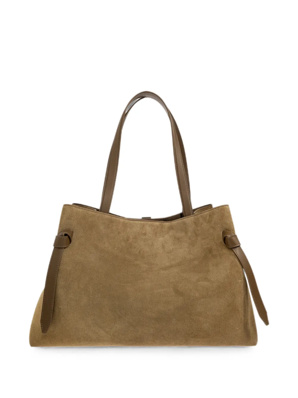 Yuzefi Gyoza suède shopper Bruin