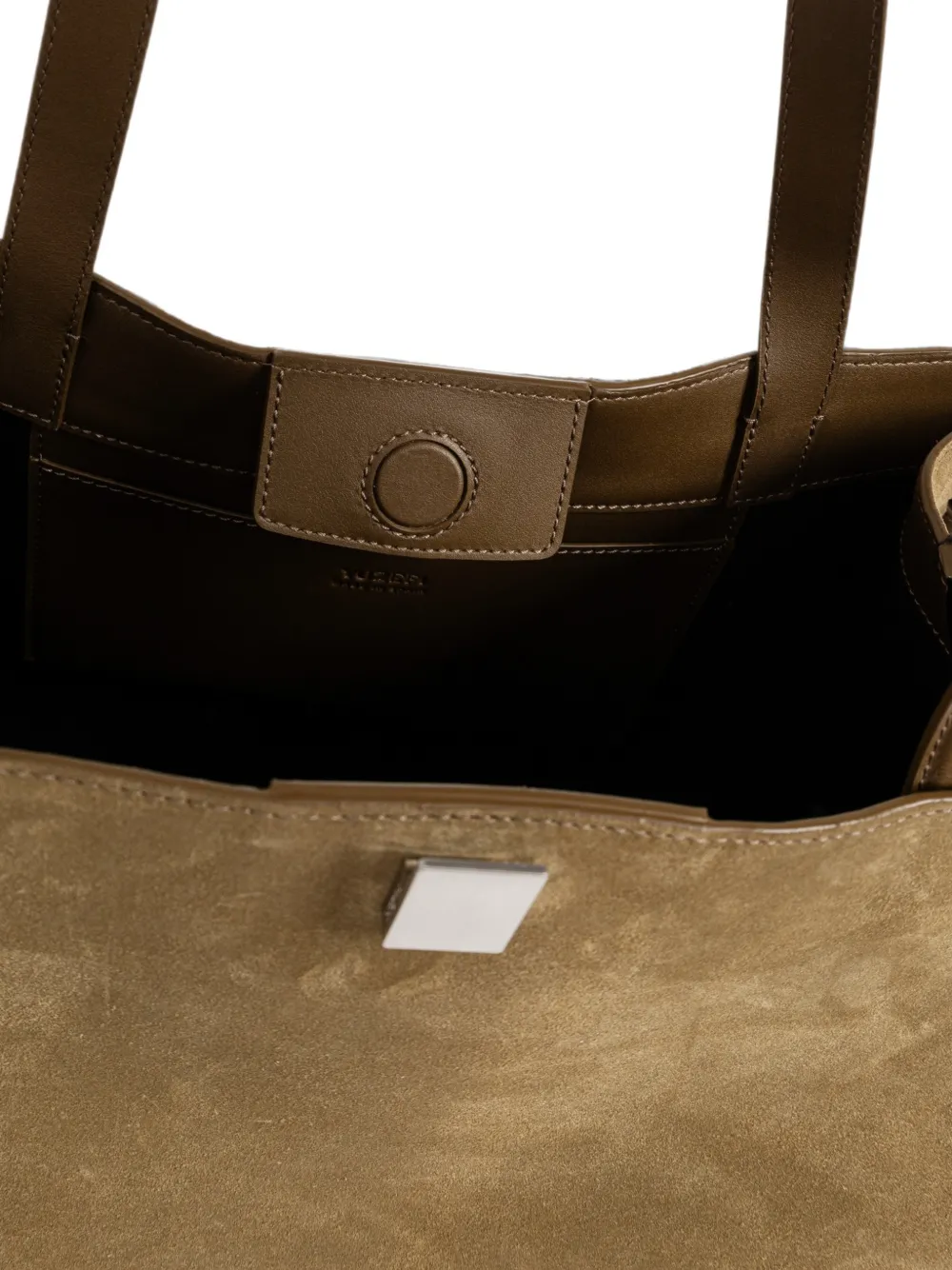 Yuzefi Gyoza suède shopper Bruin