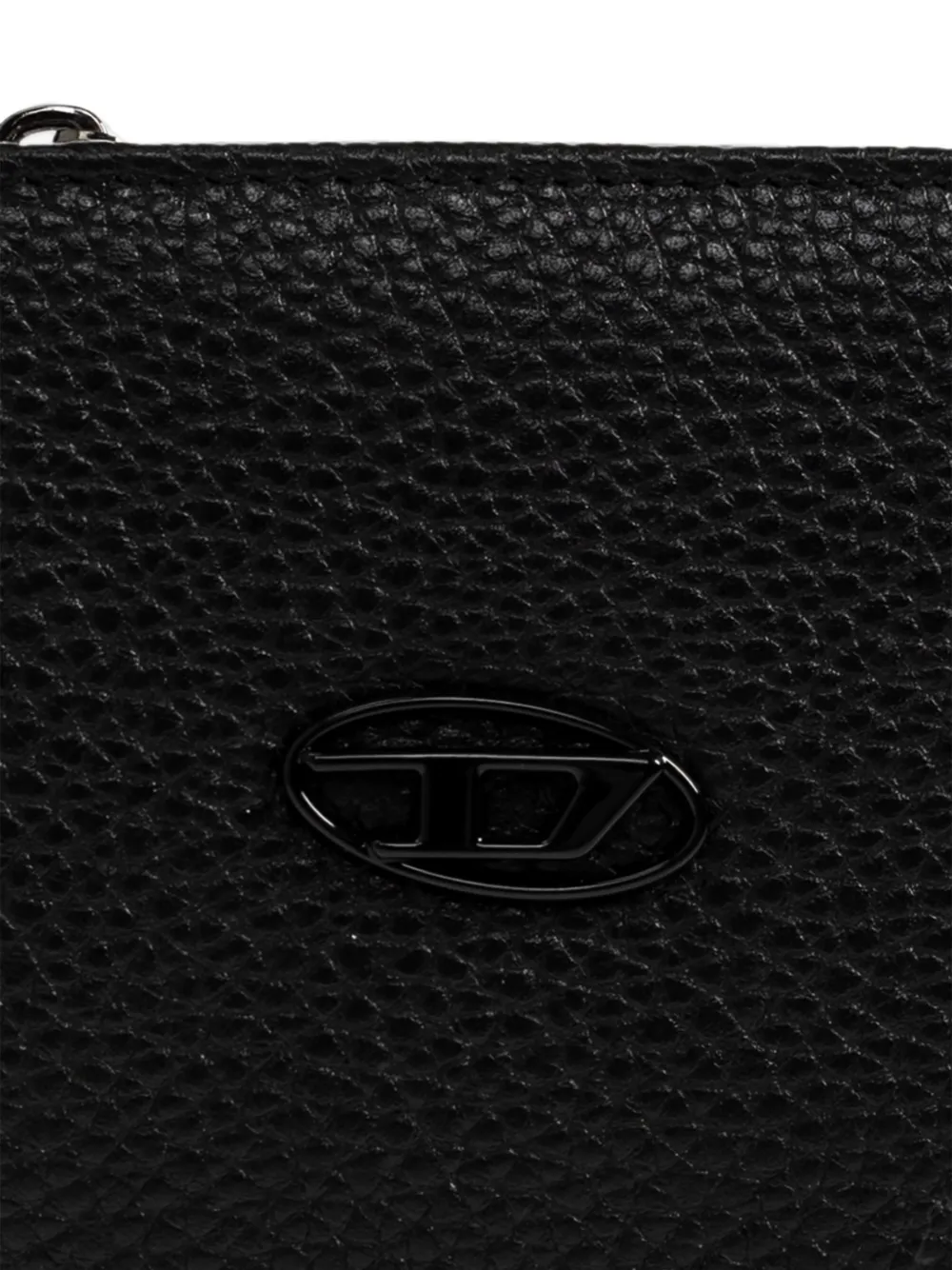 Diesel Hissu-Evo portemonnee met logo-plakkaat Zwart