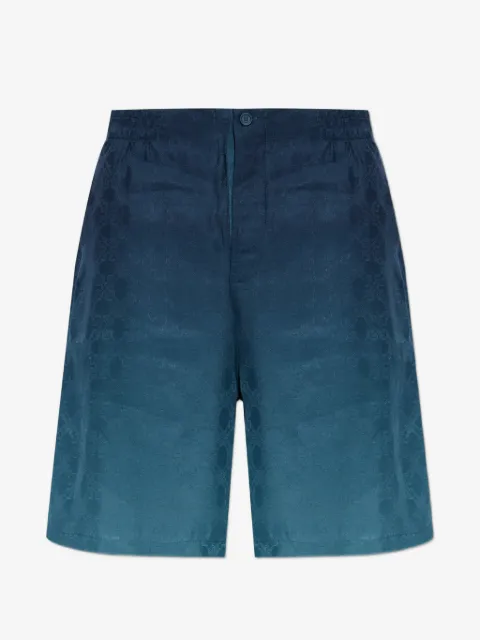 Off-White Arrow monogram jacquard bowling shorts