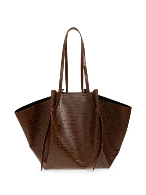 Yuzefi XL Mochi croc-effect calf leather tote bag