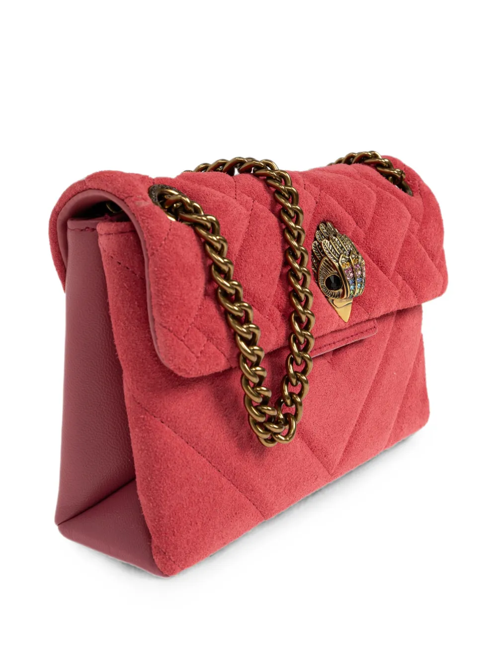 Kurt Geiger London Kensington gewatteerde schoudertas Roze