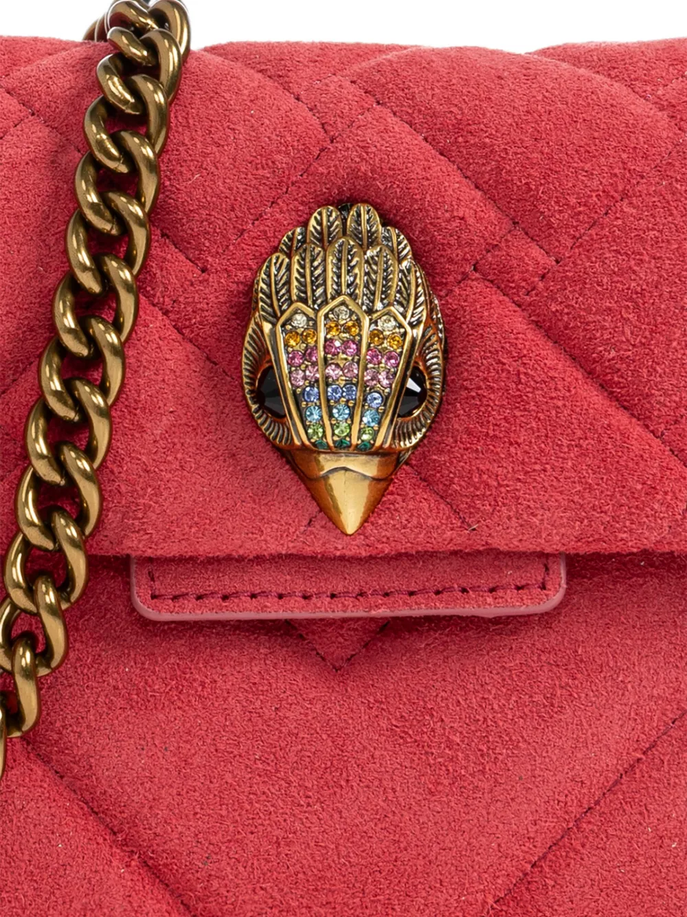 Kurt Geiger London Kensington gewatteerde schoudertas Roze
