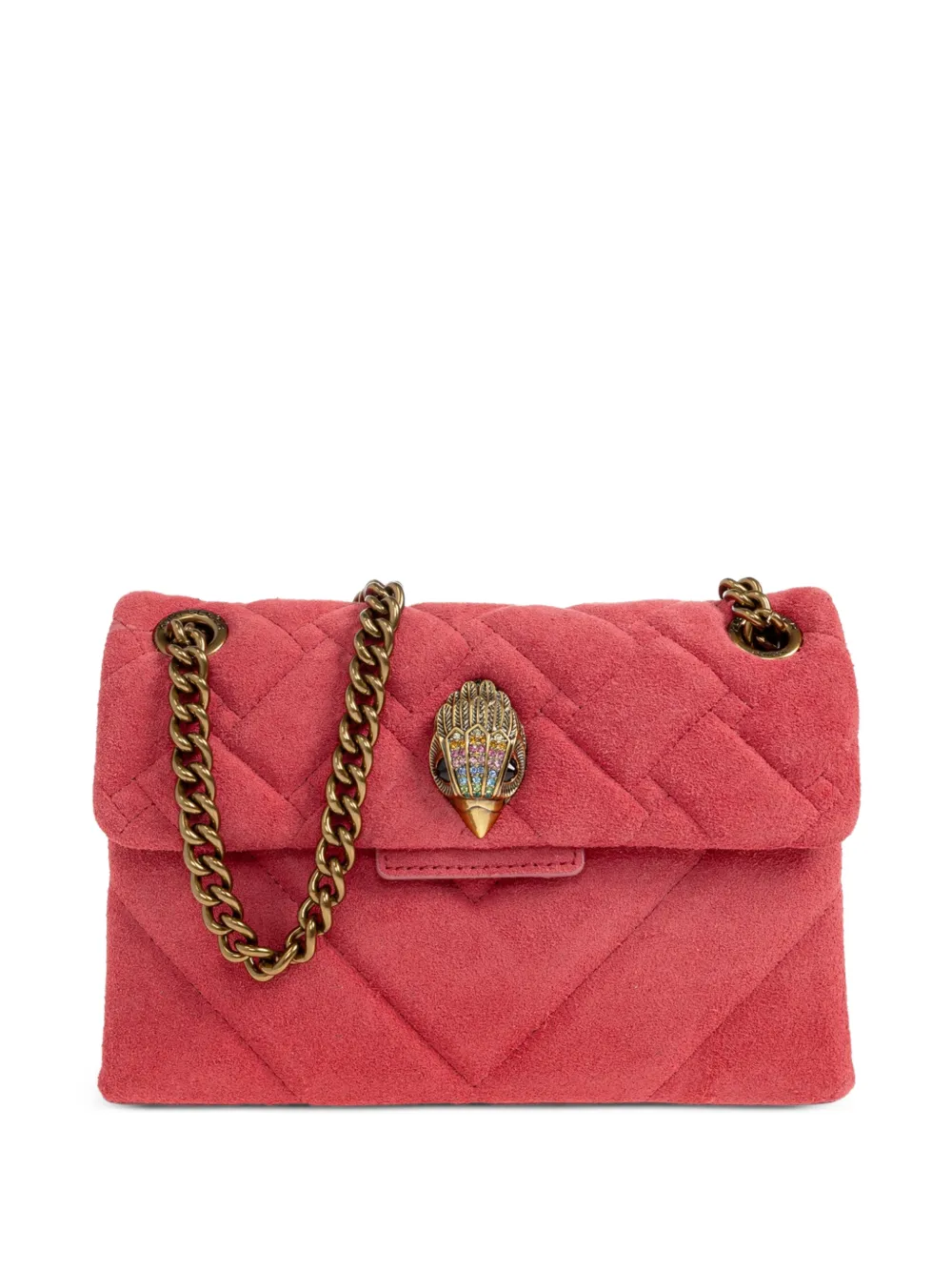 Kurt Geiger London mini Kensington quilted shoulder bag - Rosa