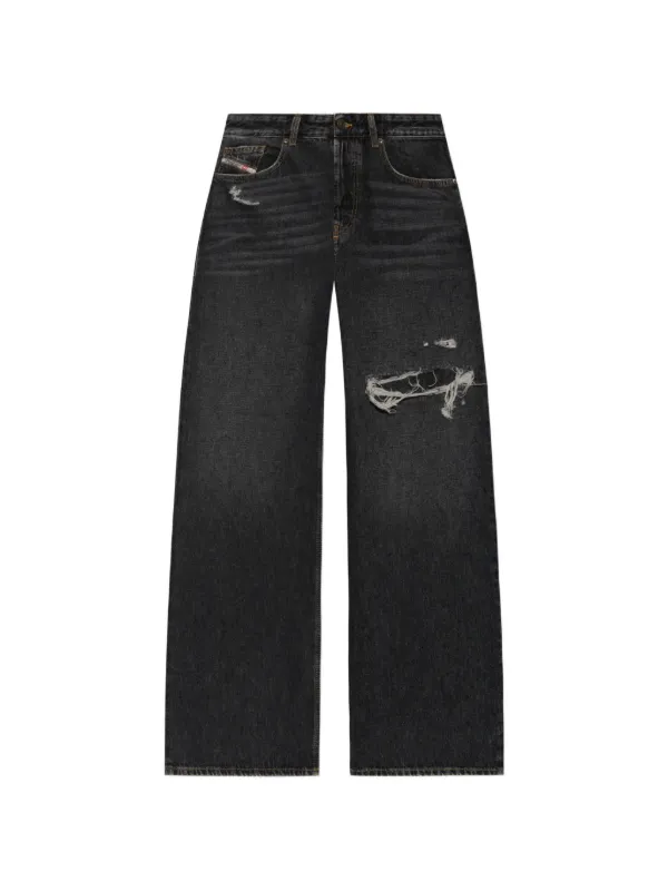 Diesel D-Rise リラックスジーンズ | ブラック | FARFETCH JP