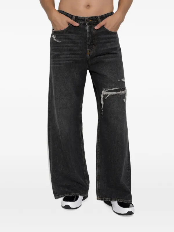 Diesel D-Rise リラックスジーンズ | ブラック | FARFETCH JP
