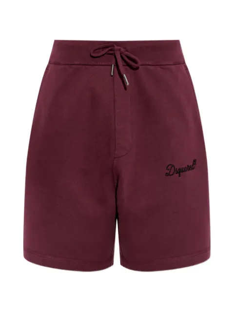 DSQUARED2 logo-embroidered drawstring shorts