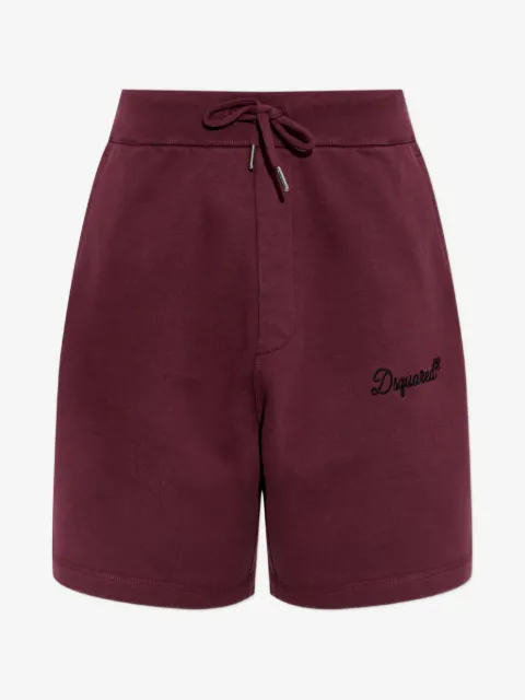 DSQUARED2 logo-embroidered drawstring shorts