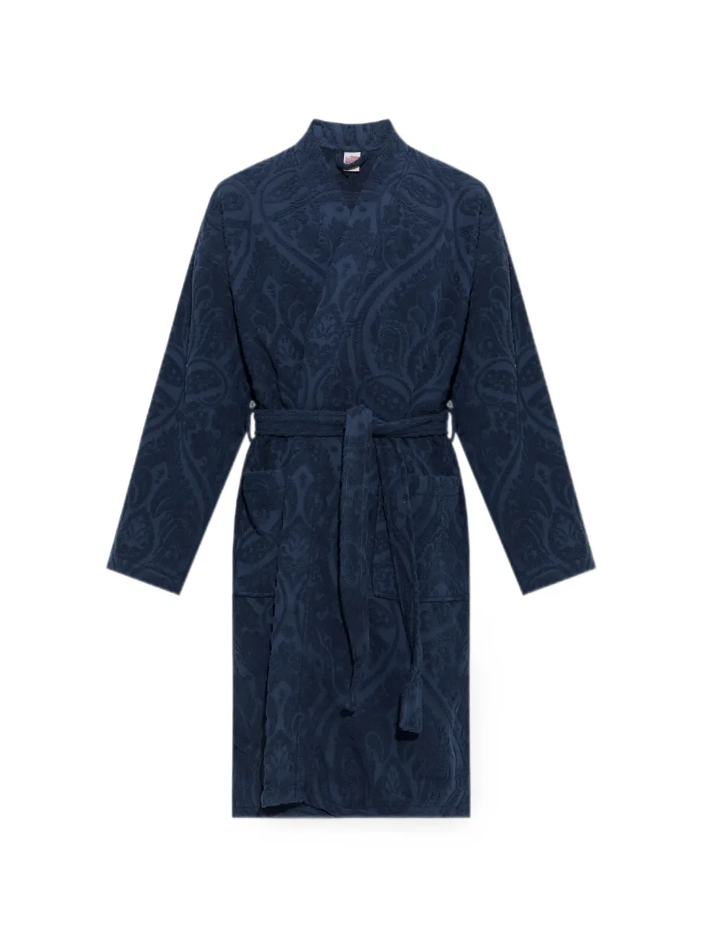 ETRO HOME paisley-jacquard bathrobe - Blu