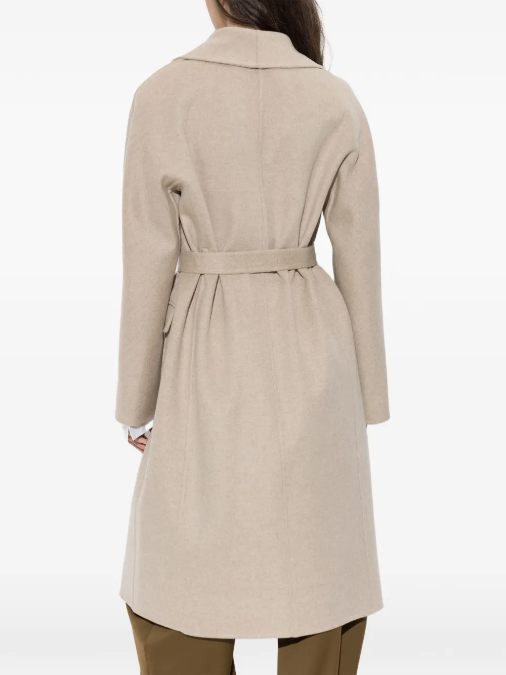 Ferragamo Jas met dubbele rij knopen Beige