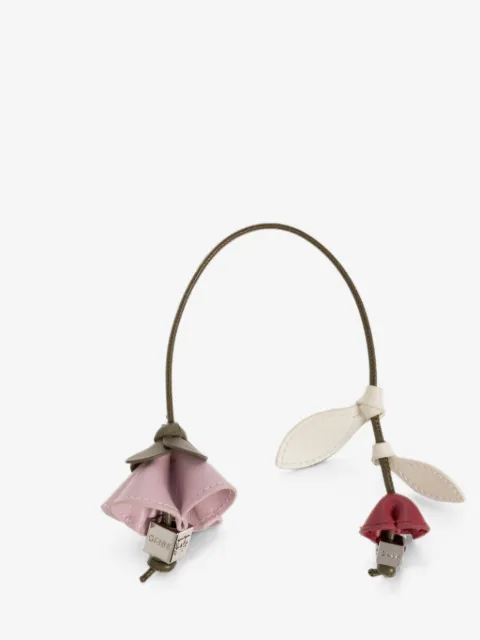 GANNI charm para bolso con motivo floral