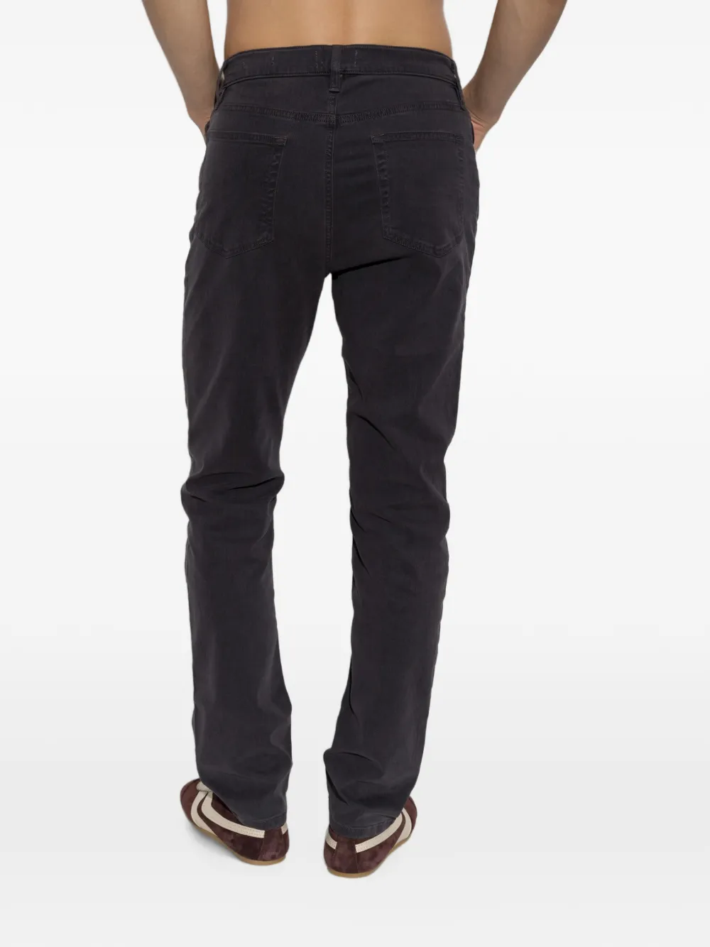 FRAME Jeans met toelopende pijpen Zwart