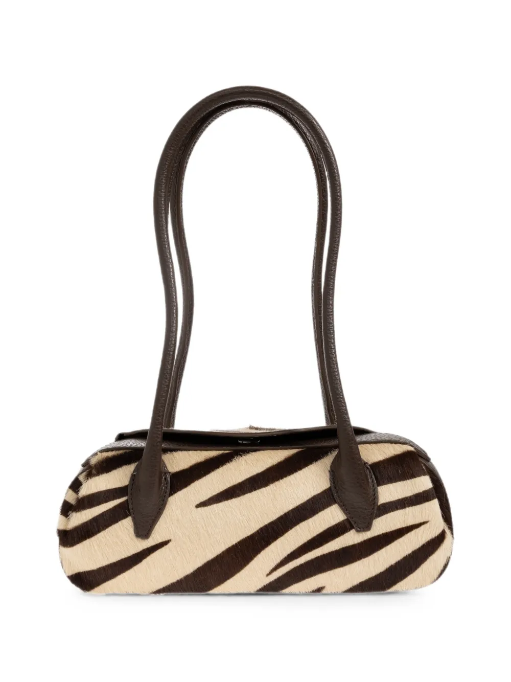 Yuzefi Oyster zebra-print shoulder bag - Toni neutri
