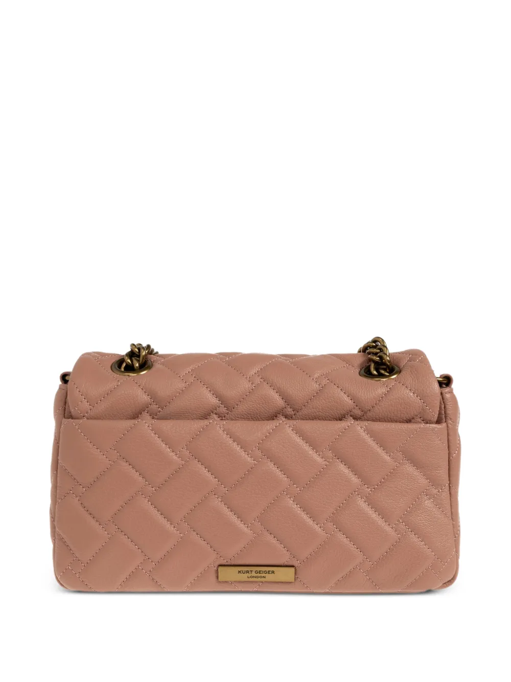 Kurt Geiger London Pimlico gewatteerde leren schoudertas Roze