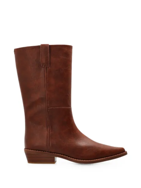 Michael Kors Farren distressed boots
