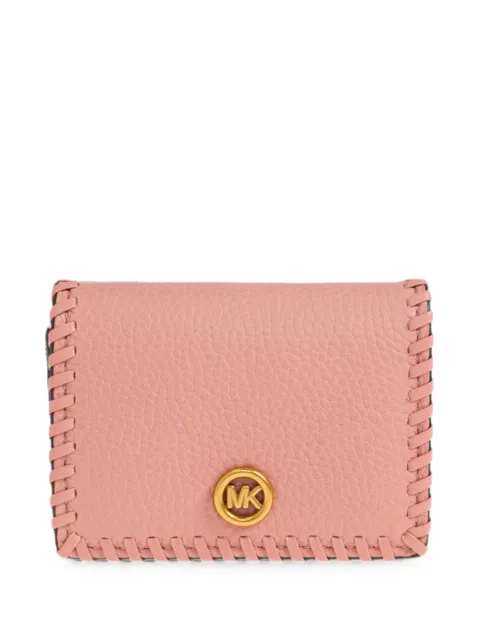 Michael Michael Kors tarjetero con ribete sobrehilado