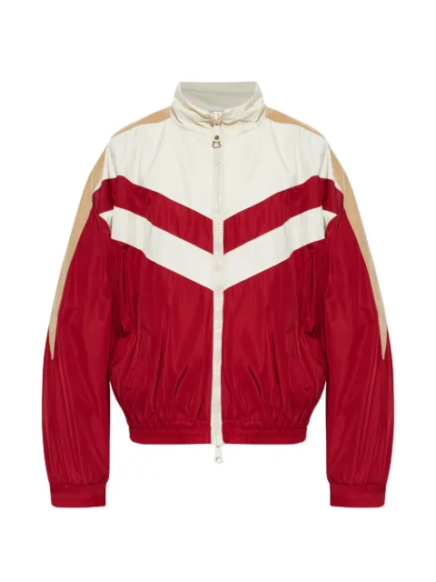 DSQUARED2 chevron-patterned high-neck bomber jacket