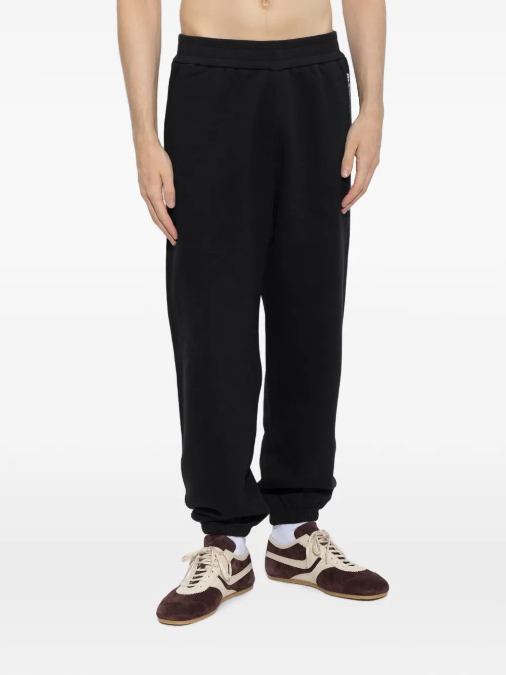 Jil Sander Trainingsbroek met logoprint Zwart