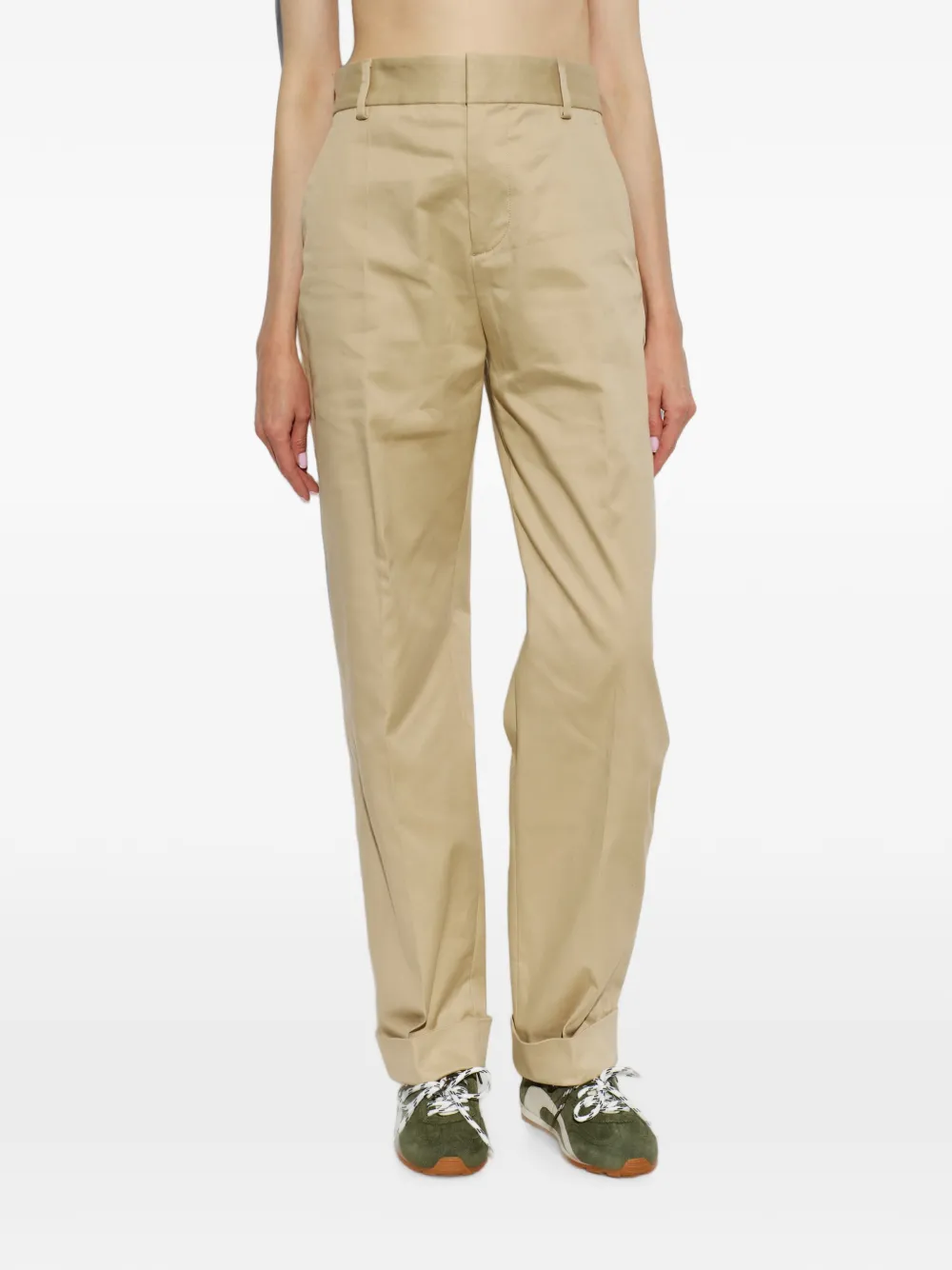 DSQUARED2 Geplooide broek Beige
