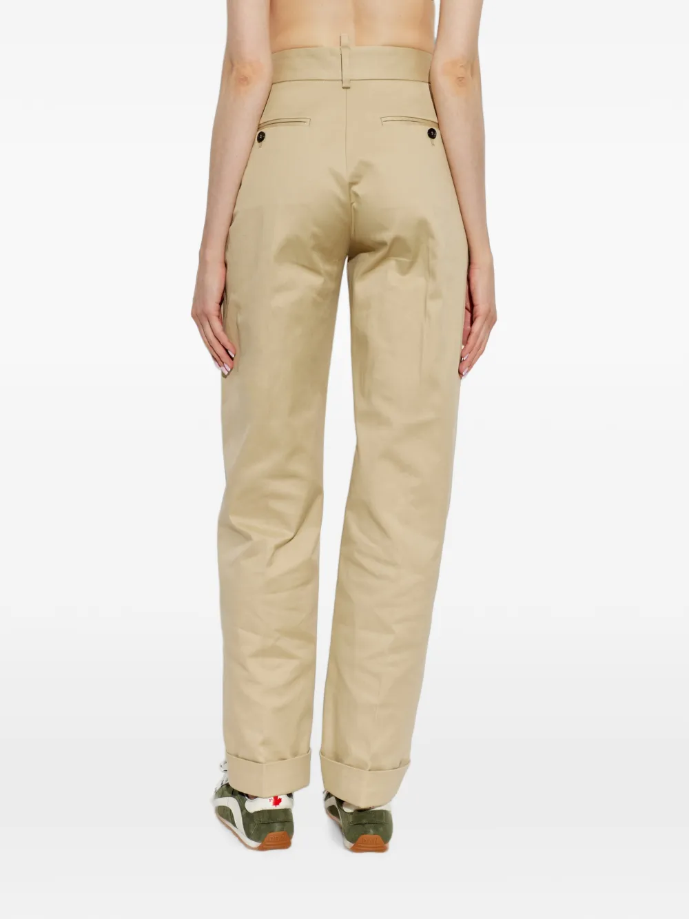 DSQUARED2 Geplooide broek Beige