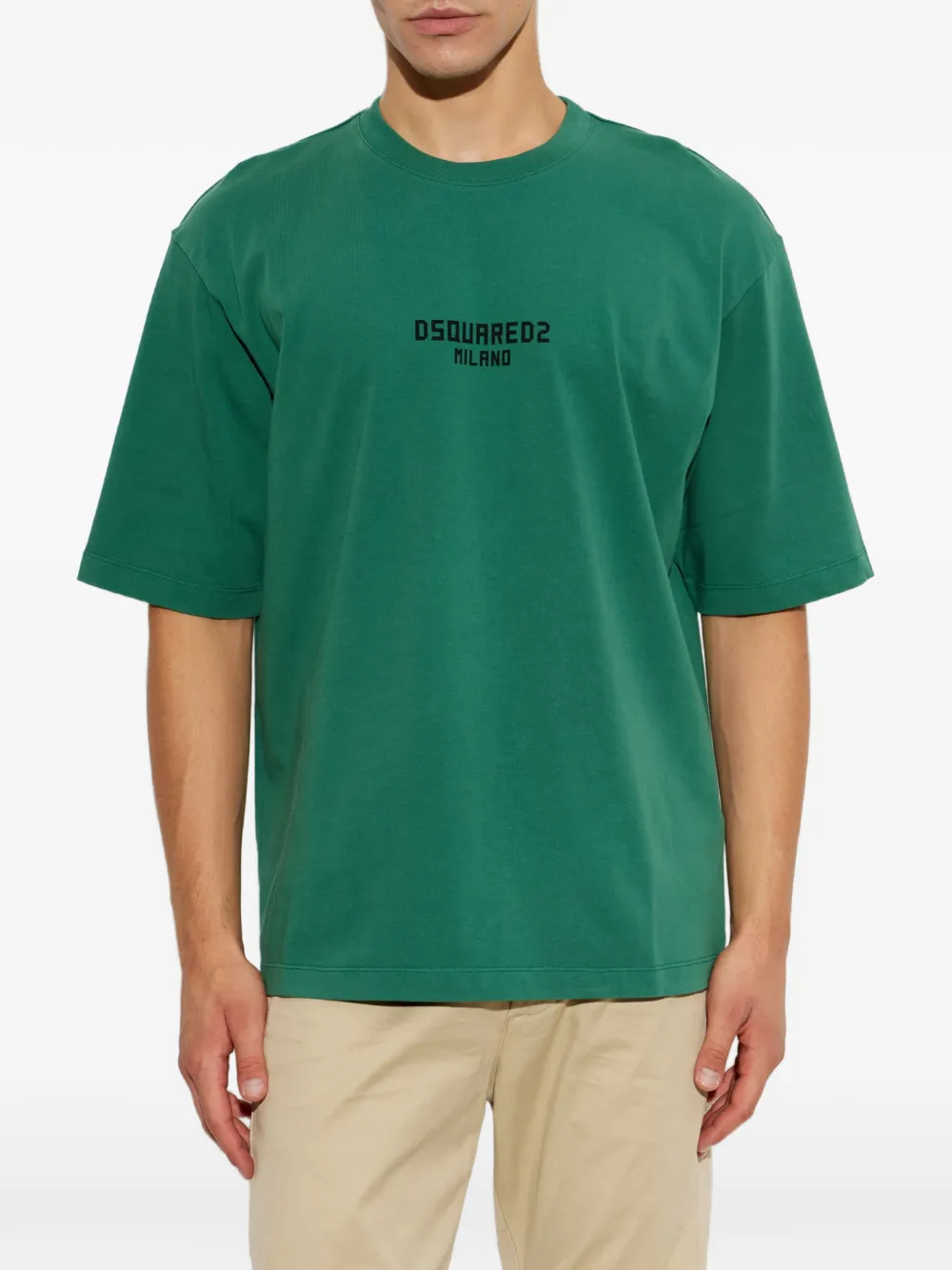 DSQUARED2 Ruimvallend T-shirt Groen