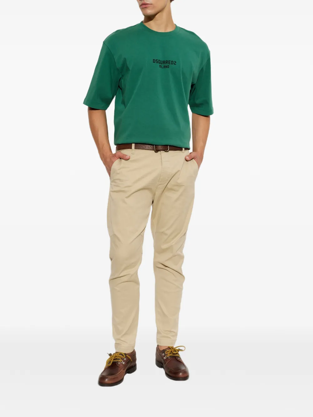 DSQUARED2 Ruimvallend T-shirt Groen
