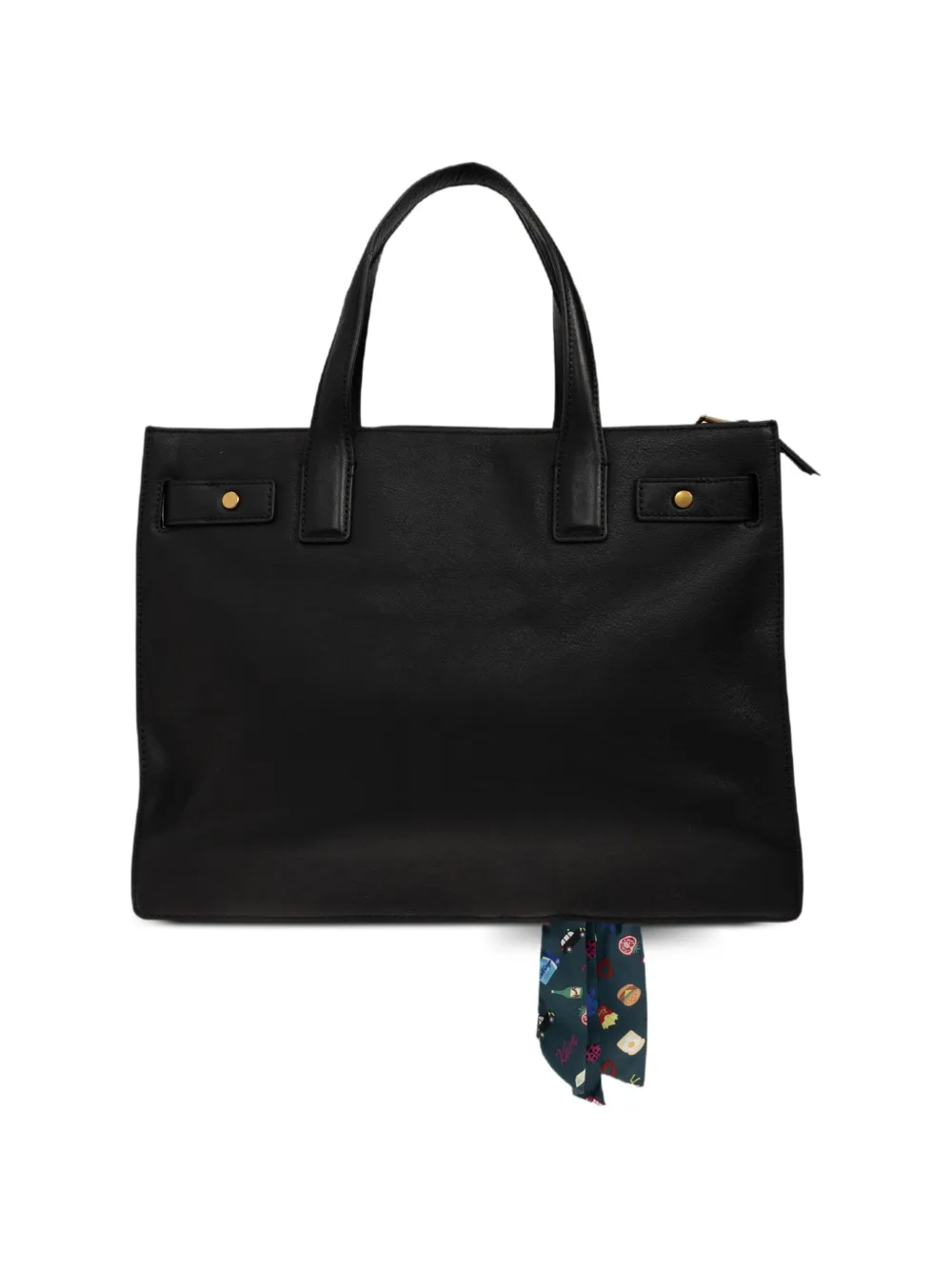 Kurt Geiger London Sloane shopper met adelaar-plakkaat Zwart