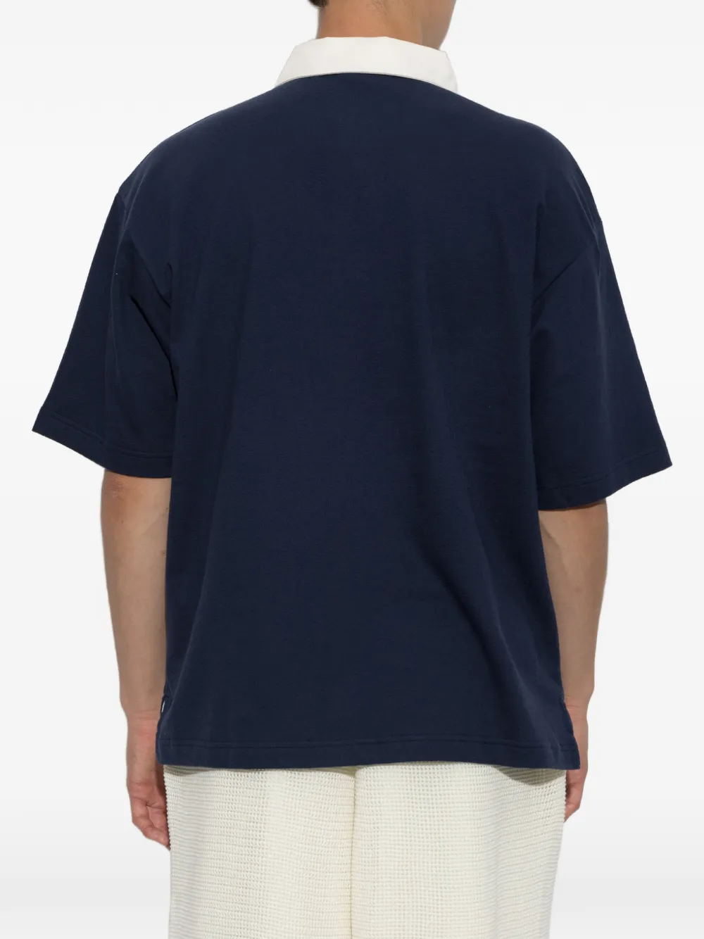 Kenzo Poloshirt met geborduurd logo Blauw