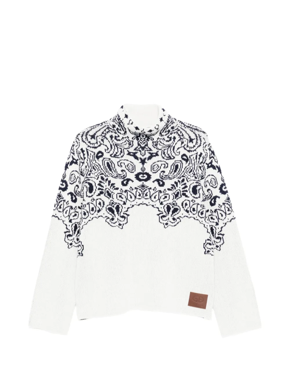 Goldbergh Anshin paisley-pattern sweater - Grau