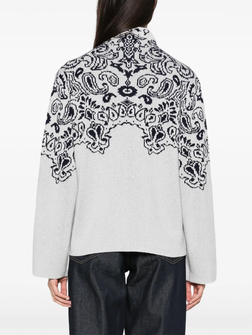 Goldbergh Anshin paisley-pattern sweater Grijs